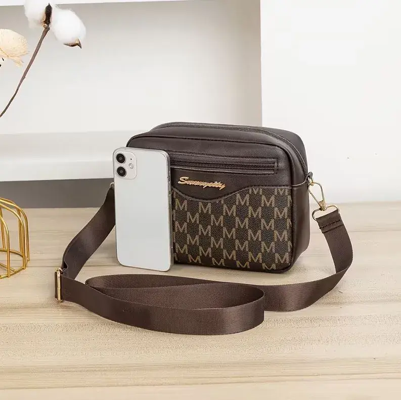 Bolso Cartera Bandolera Multicremallera Para Mujer
