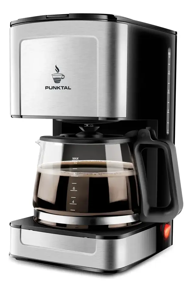 Cafetera Portátil Punktal Pk-255caf Negra De Filtro