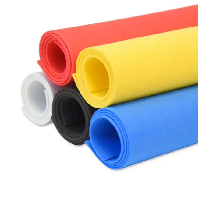 Goma Eva Colores Fuertes X5 Unidades Espesor: 2mm 50x40cm