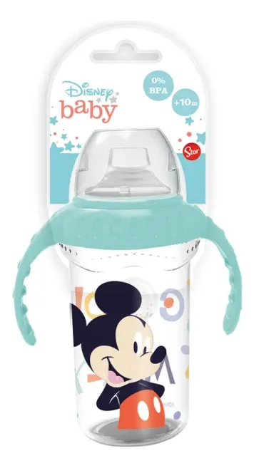 Vaso De Entrenamiento Mickey Mouse 360ml Celeste Mickey Mouse