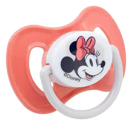 Chupete Mickey O de Minnie Mouse De Silicona Libre De Bpa. en caja