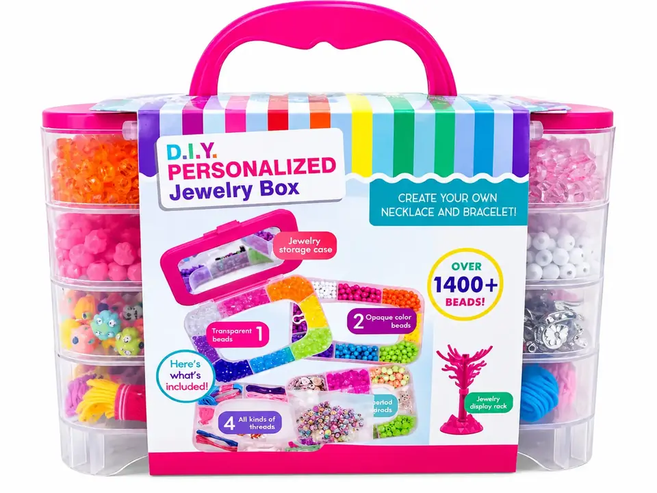 Set Diy De Creación De Joyas Con Más De 1600 Cuentas