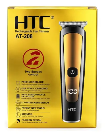Máquina Trimmer De Cortar Pelo Htc At-208