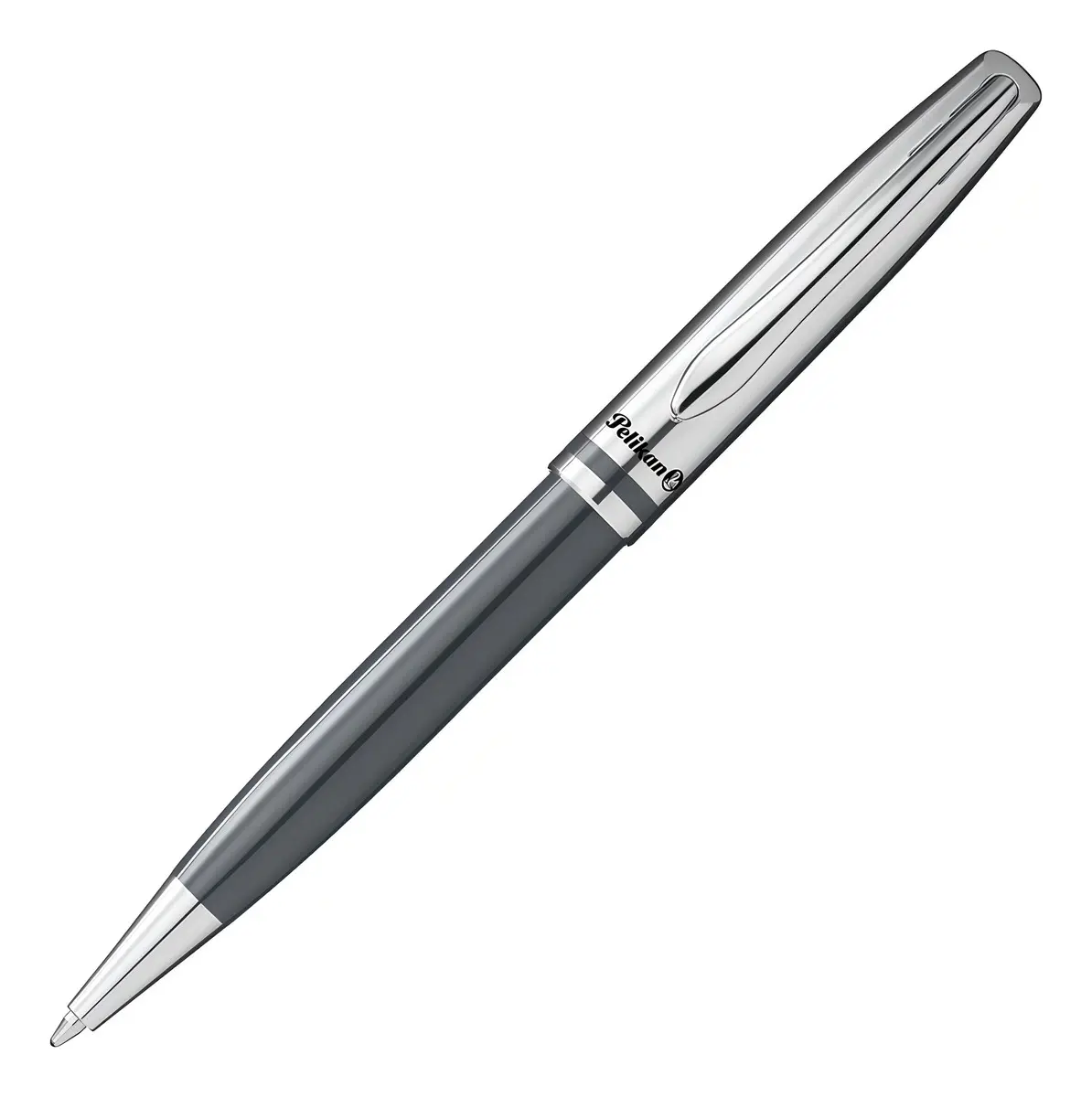 Boligrafo Pelikan Jazz Classic Gris Color De La Tinta Azul