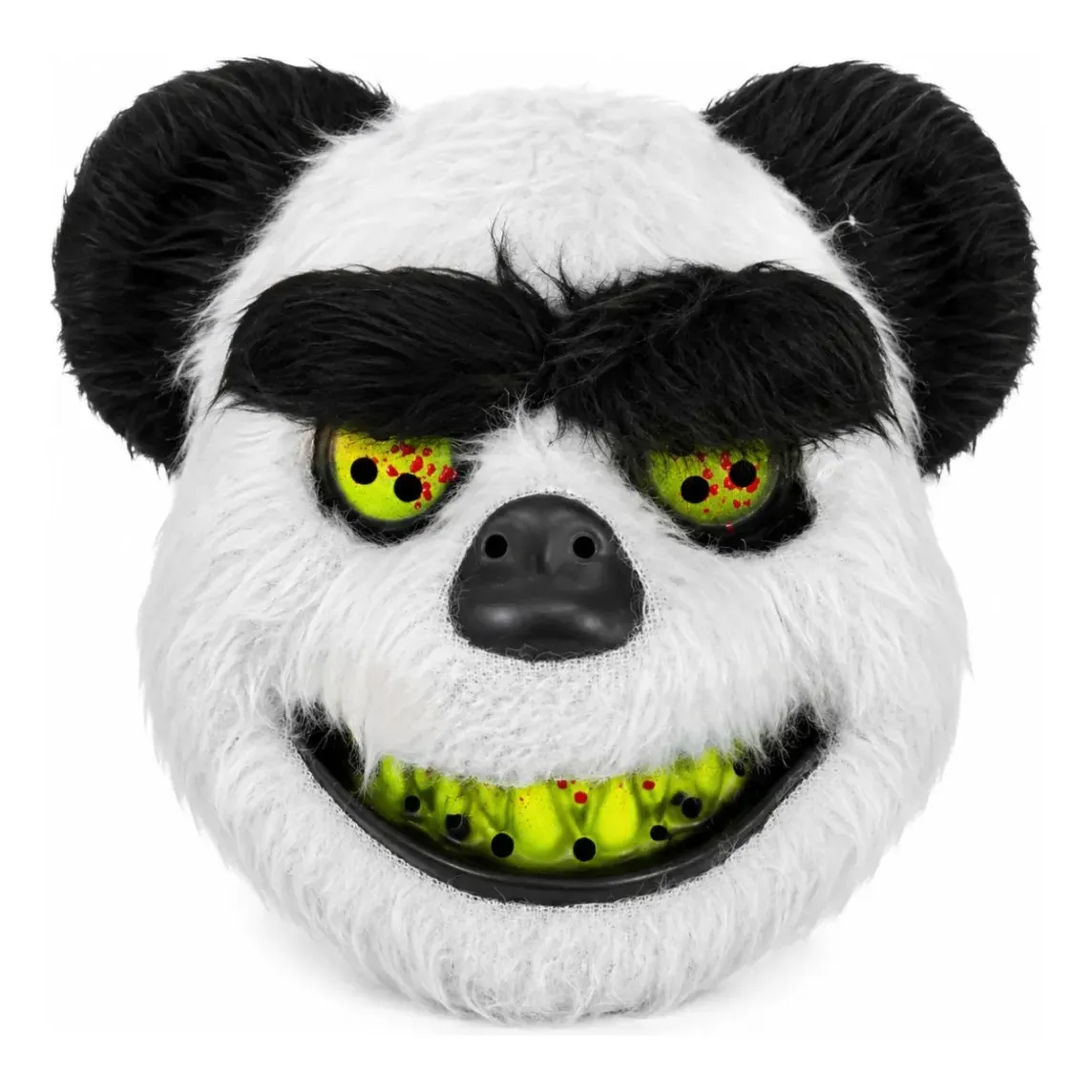 Máscara De Oso Con Pelos Halloween 23x23cm