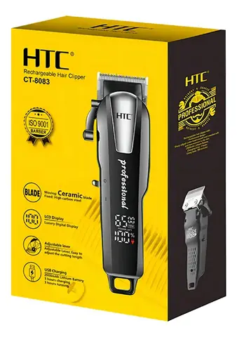 Cortapelo Inalámbrica HTC CT-8083 Negro