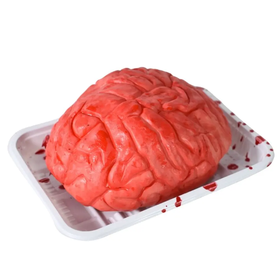 Cerebro Ensangrentado 15x11 Cm Halloween Decoración