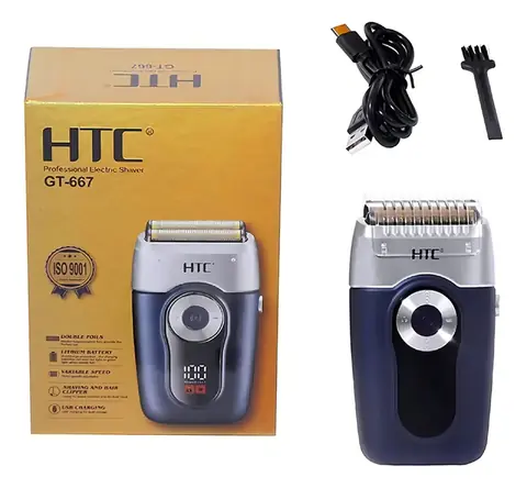 Afeitadora Inalámbrica Usb Hipoalergénica HTC GT-667