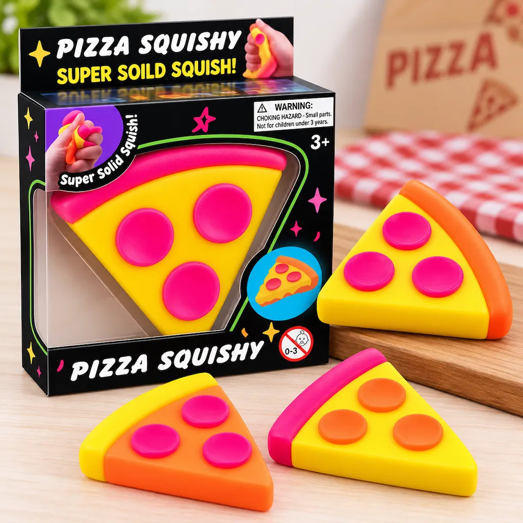 Squishy Antiestres Pizza Juguete Tendencia