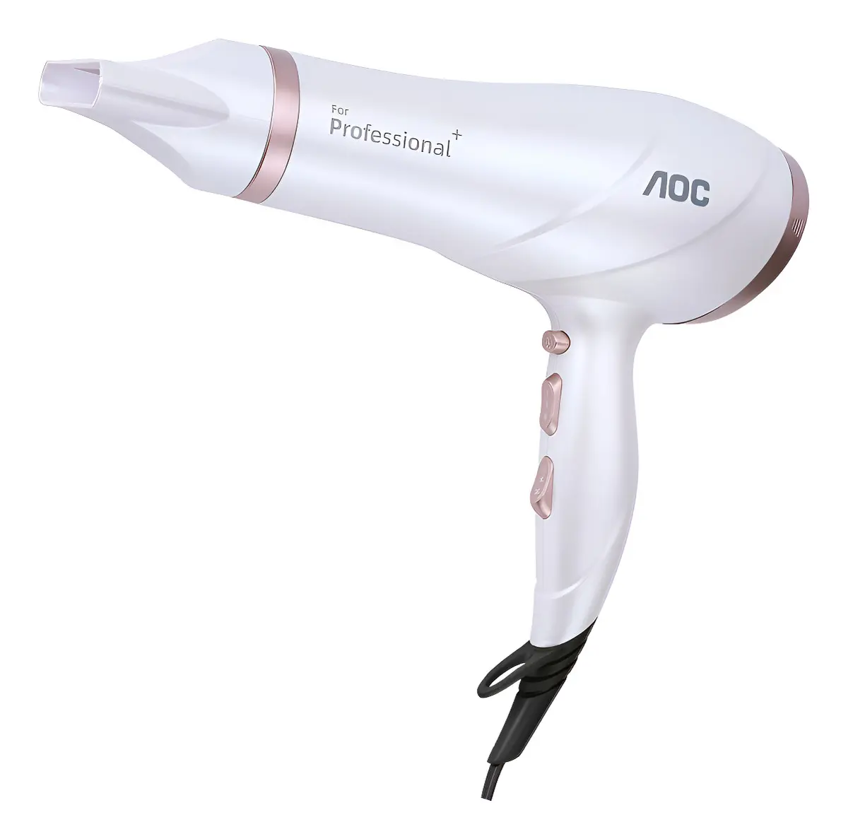 Aoc Secador De Cabello 2200w Con Ajustes De Velocidad Blanco