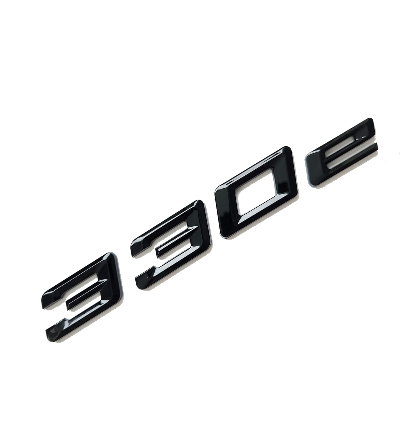 Emblema BMW 330e Black Piano