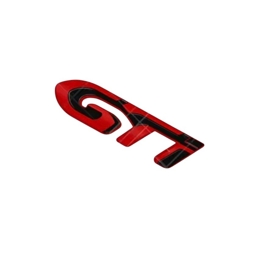 Emblema GTI Para Peugeot Rojo / Negro