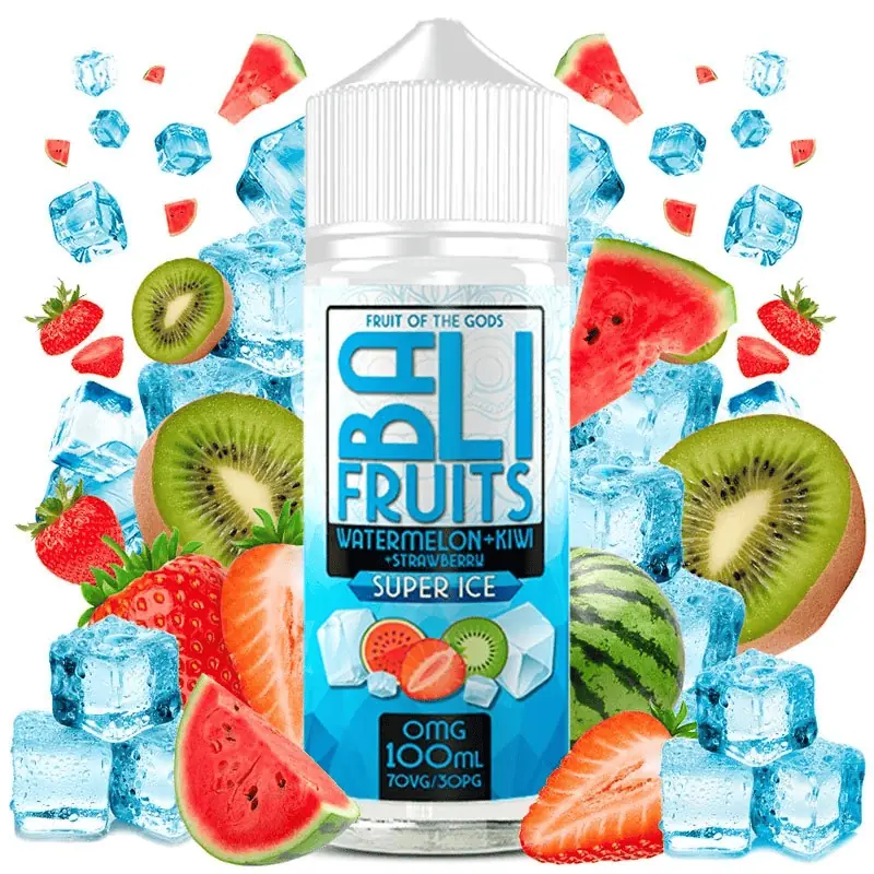 Bali Fruits Super Ice Watermelon Kiwi Strawberry 3mg