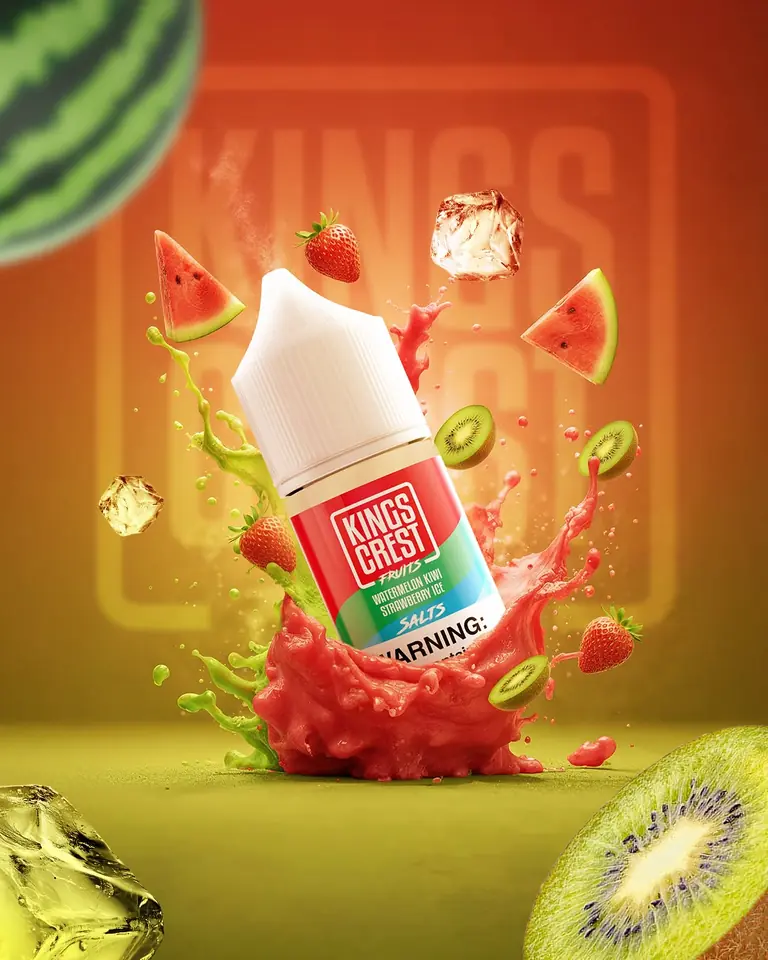 KINGS CREST FRUITS WATERMELON KIWI STRAWBERRY ICE 25MG