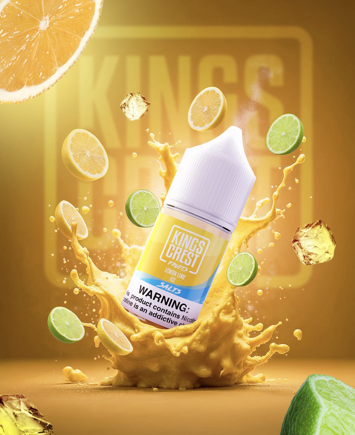 KINGS CREST FRUITS LEMON LIME 25mg