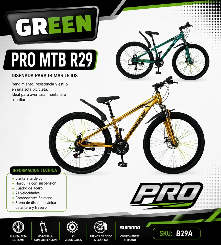 Bicicleta MTB R29 PRO