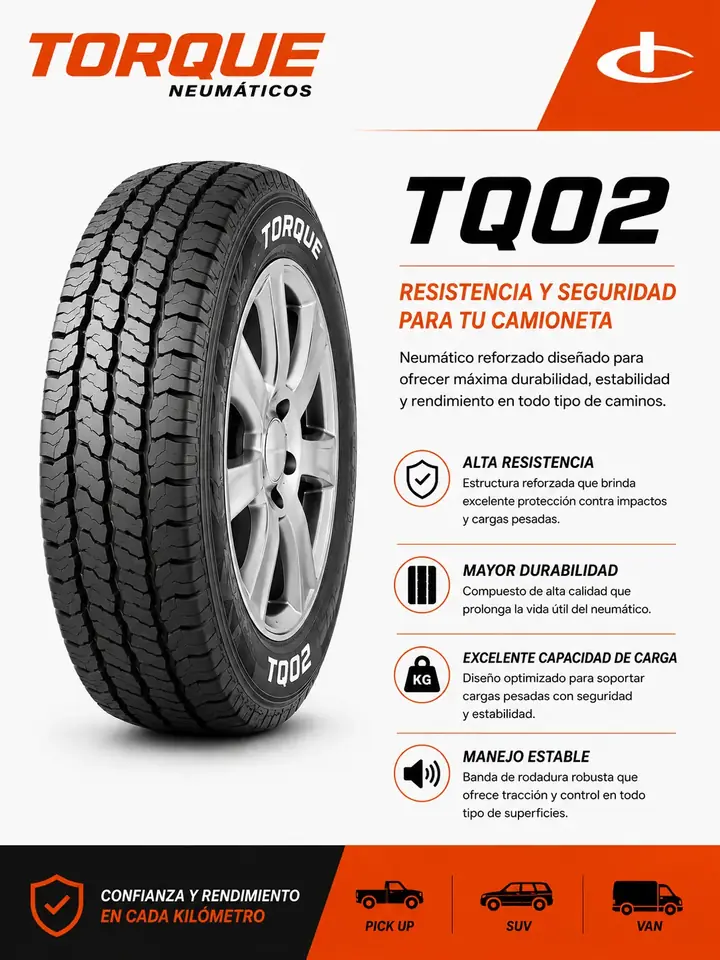 Cubierta Torque 185R15C