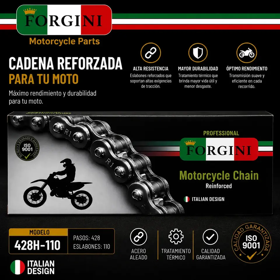 Cadena Forgini 428H x 110L