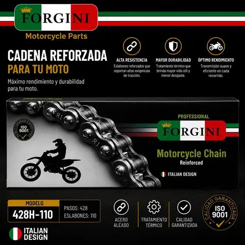 Cadena Forgini 428H x 110L