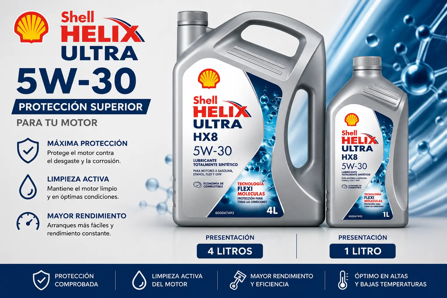 Shell Helix 5W30 4 Litros