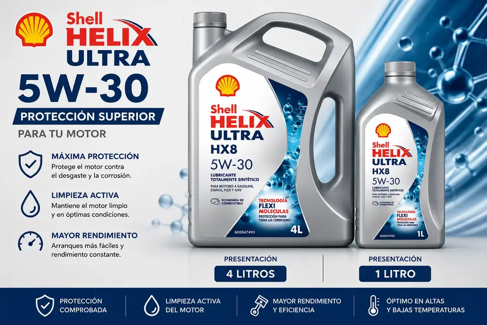Shell Helix 5W30 4 Litros