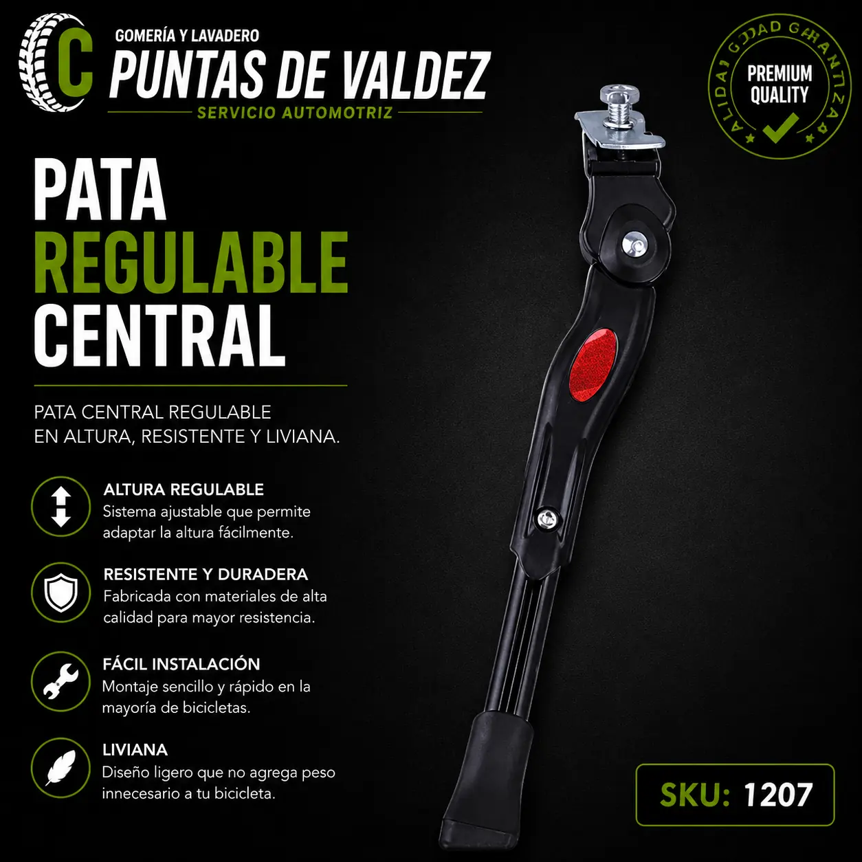 Pata Regulable Central