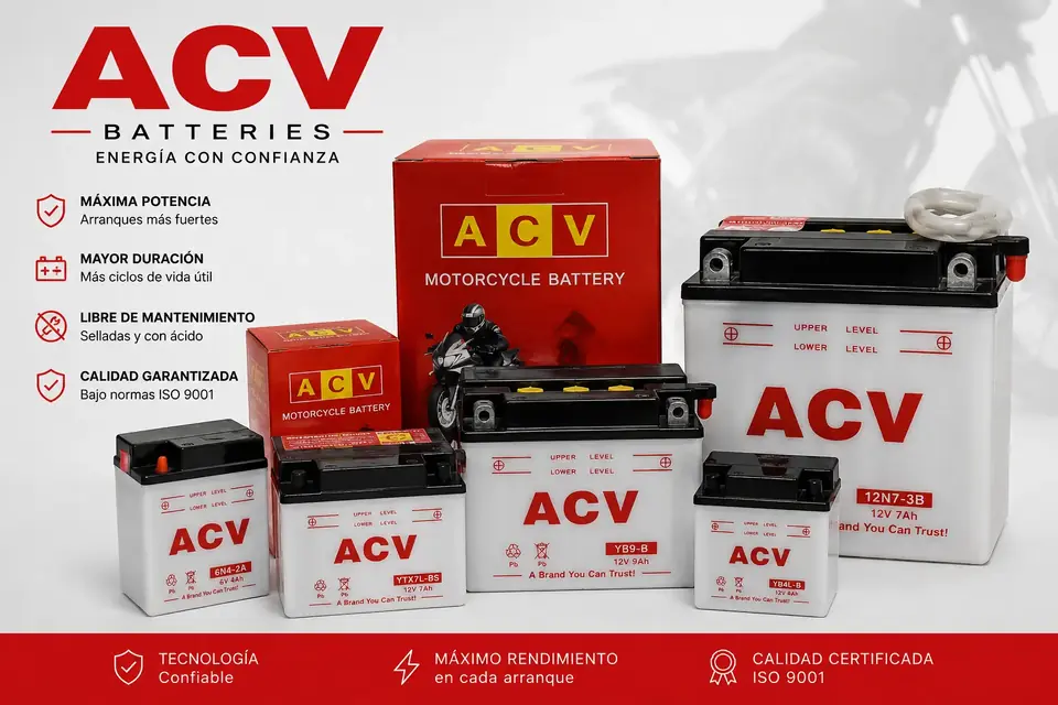 Batería ACV 12N7-3B 12V 7Ah