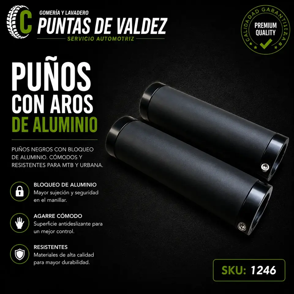 Puño con Aros de Aluminio