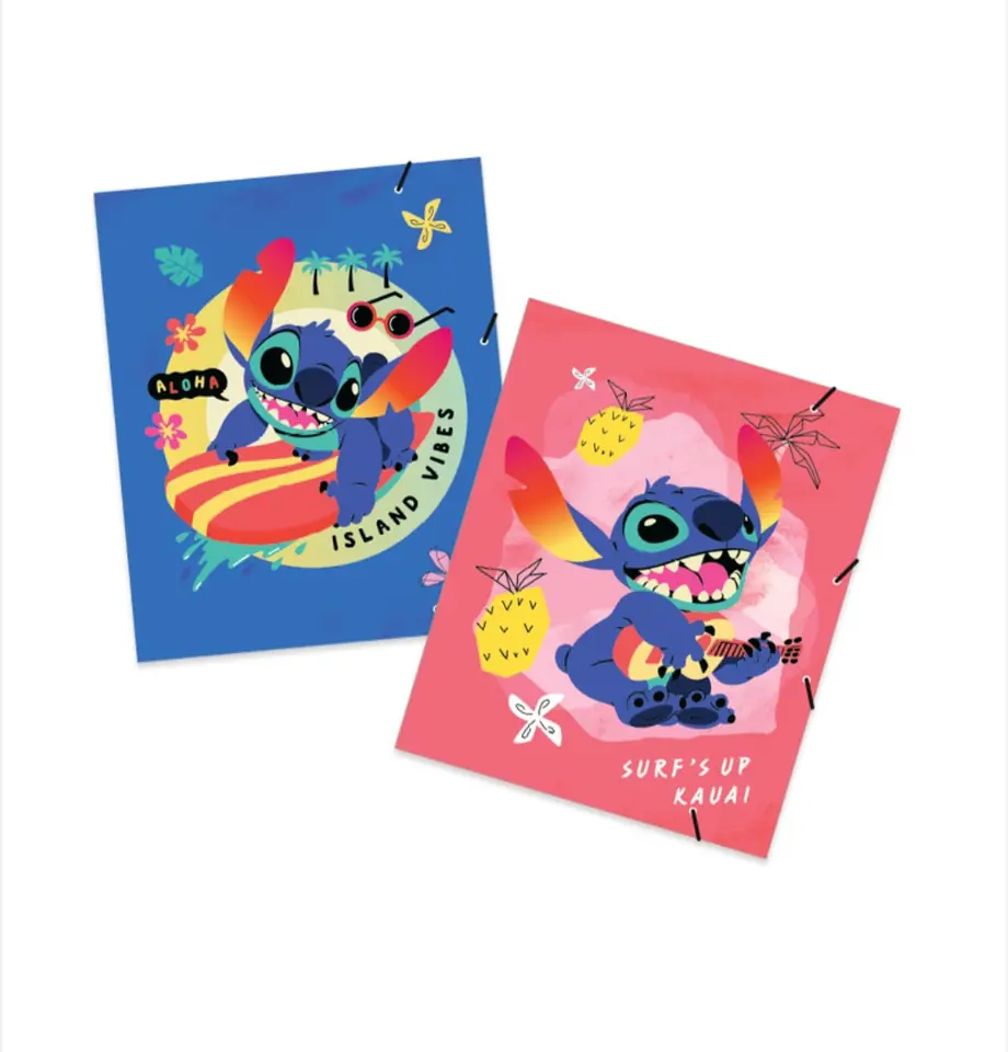 Carpeta Escolar x2 Stitch