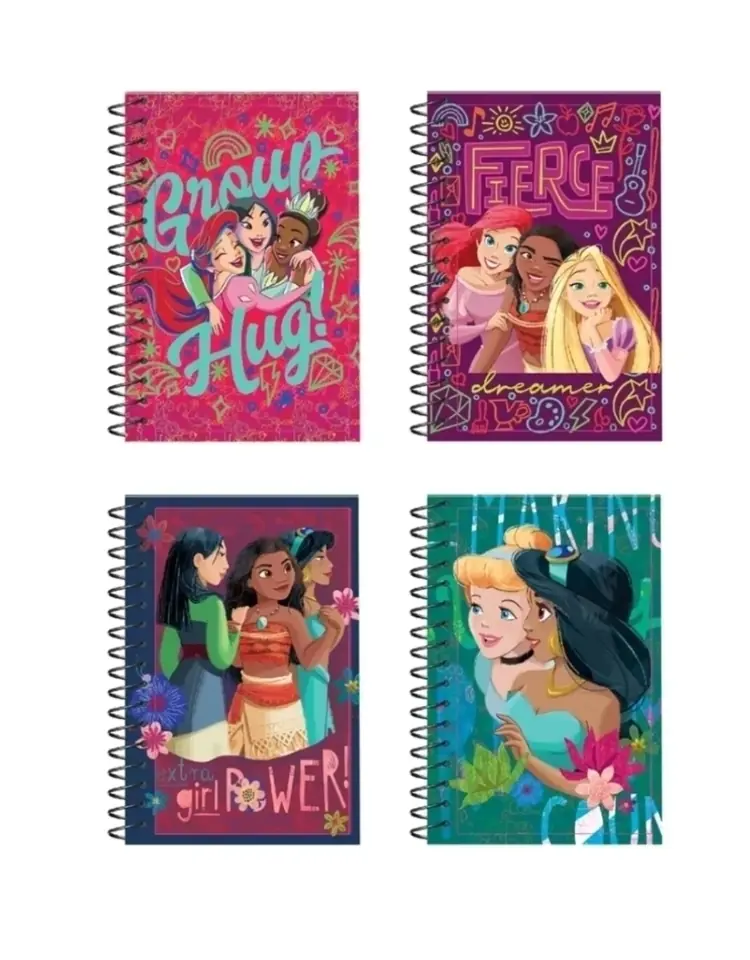 Libreta Espiral Disney Princesas