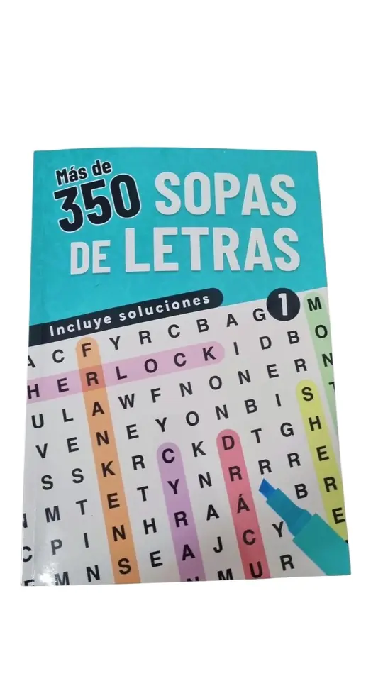 Libro sopa de letras