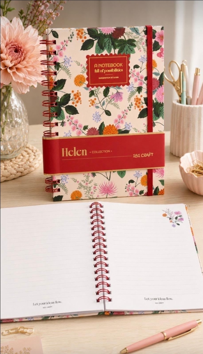 Cuaderno super tapa dura Ibi Craft colección Helen