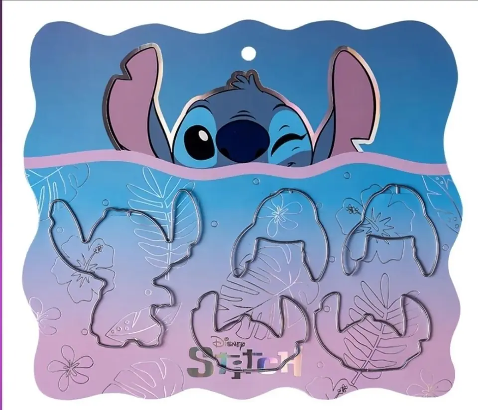Paper clips con forma de stitch