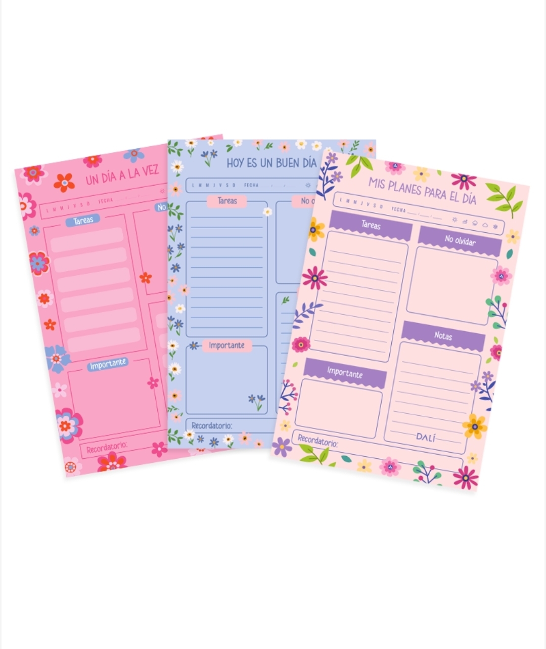 Planificador Diario Flores