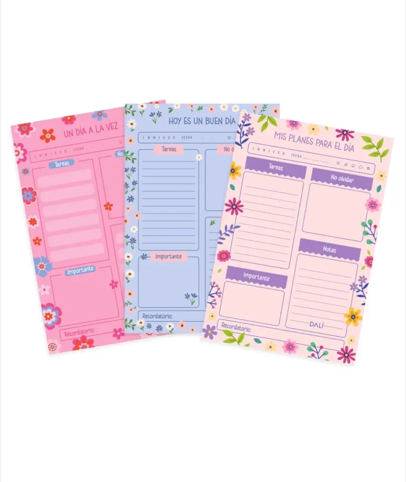 Planificador Diario Flores