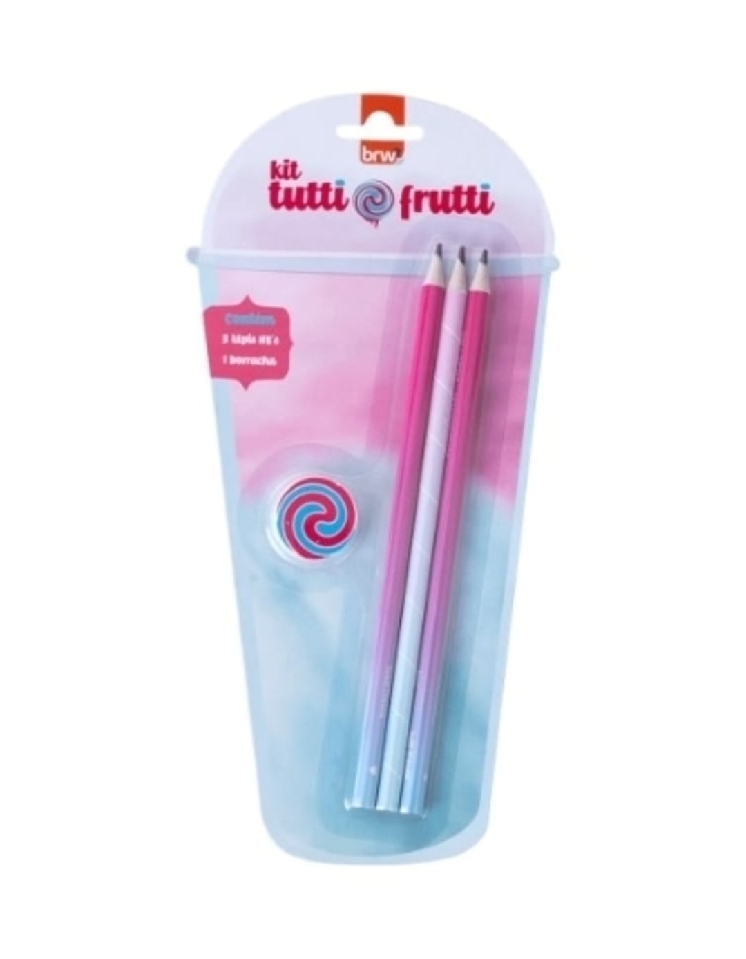 Lápiz escolar tutti frutti - blister