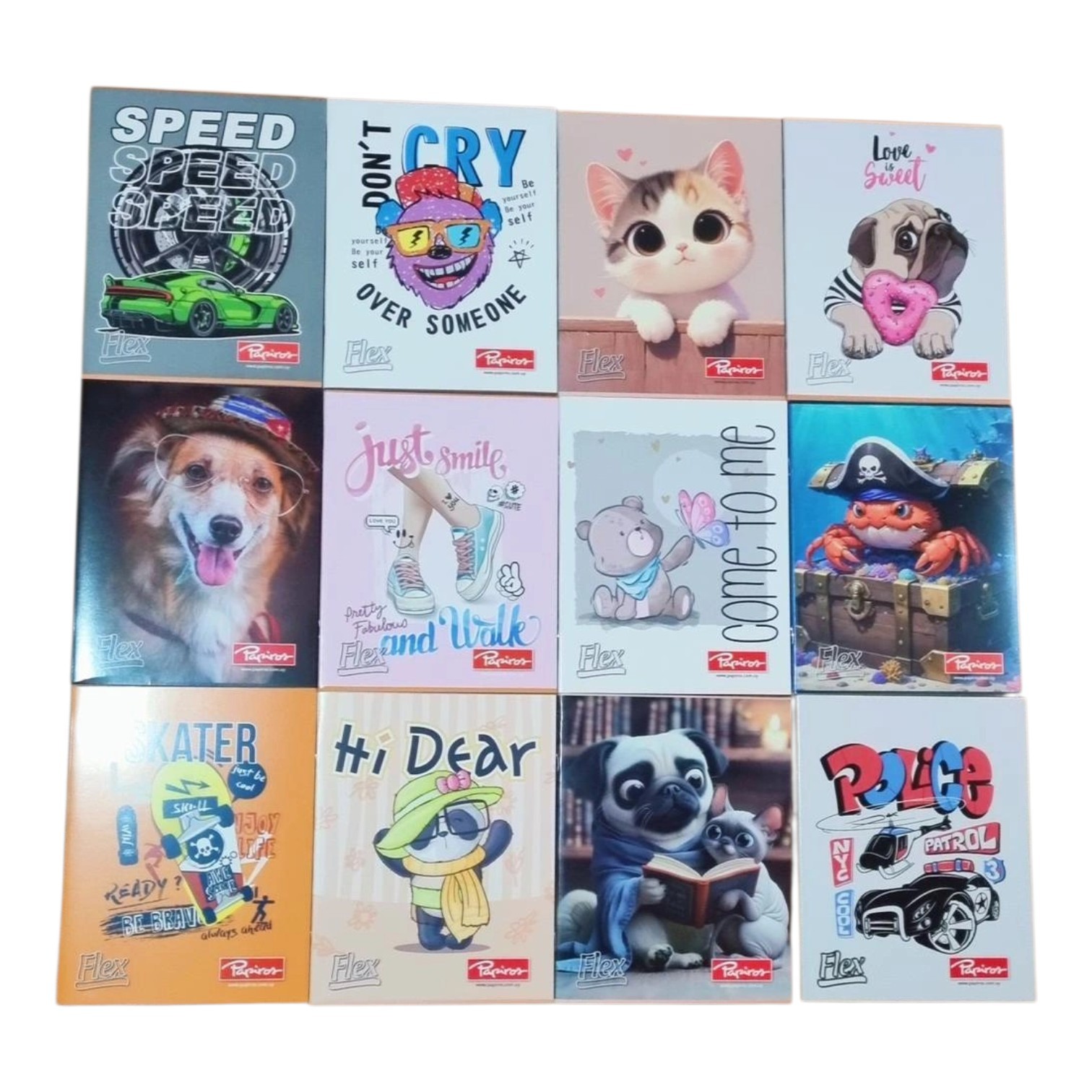 Cuaderno Papiros Flex 48 hojas
