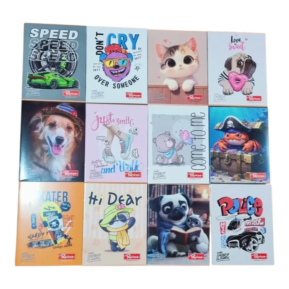Cuaderno Papiros Flex 48 hojas