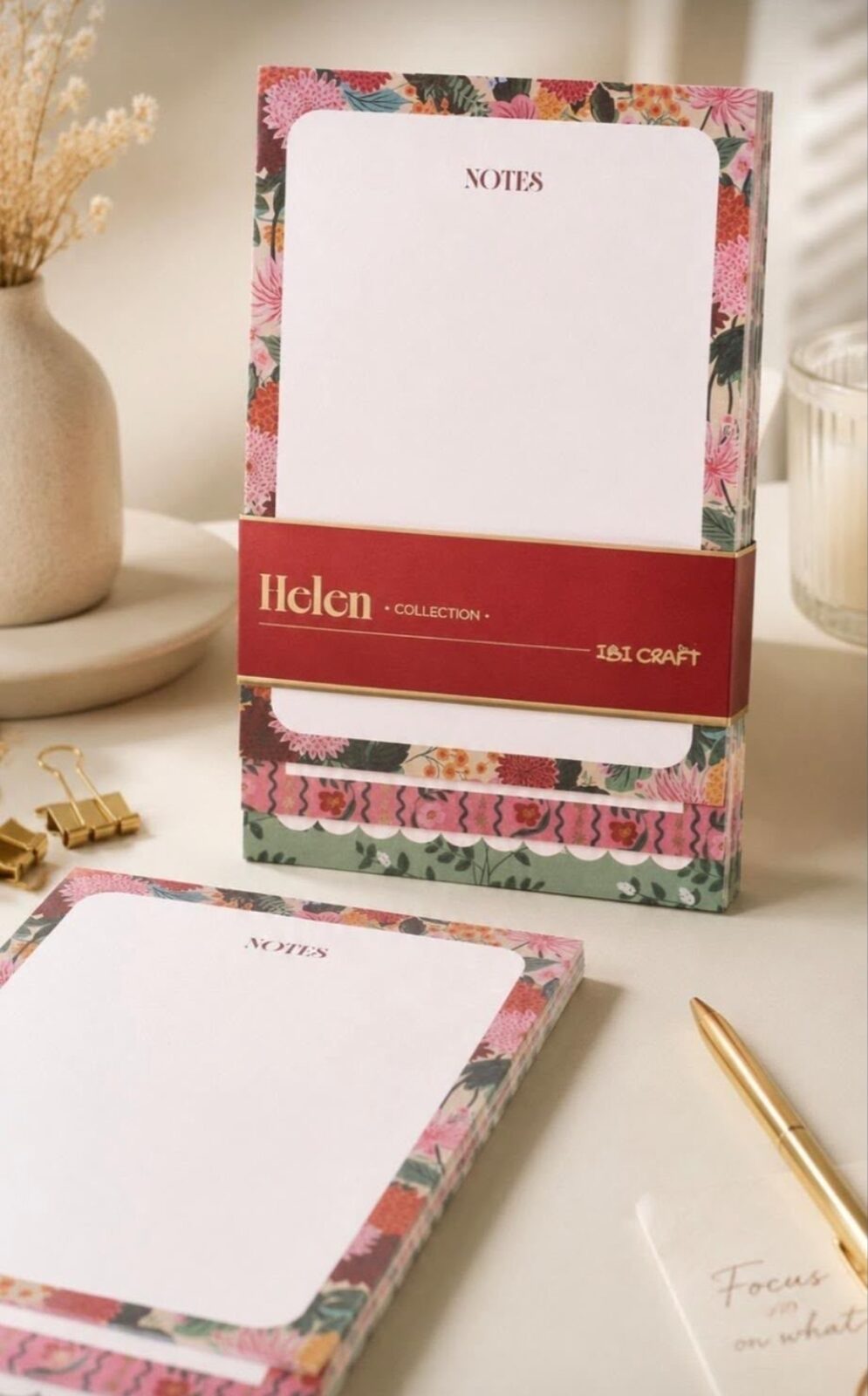Block de notas Ibi Craft colección Helen con 3 niveles