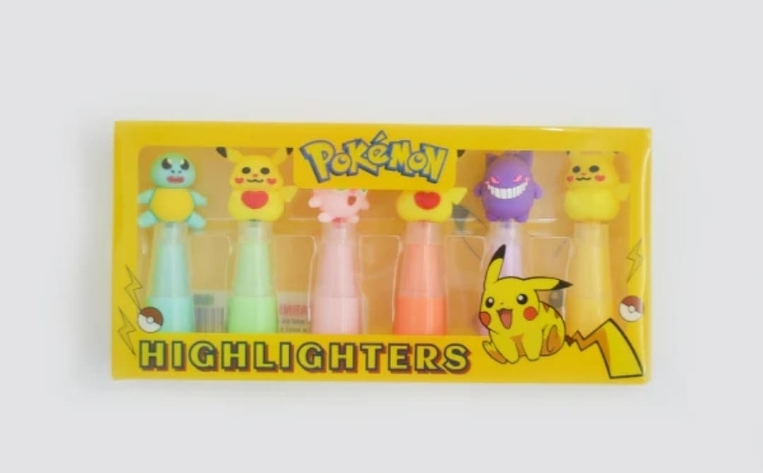 Resaltadores Pokémon
