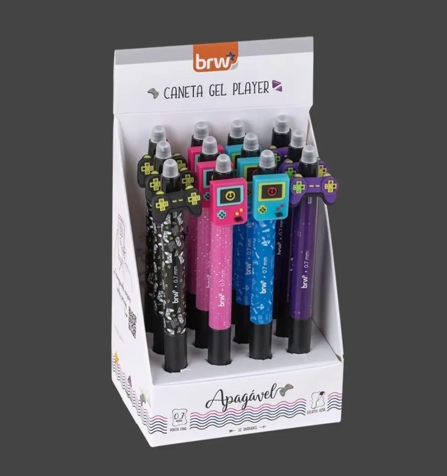 Bolígrafo borrable 0.7mm - player