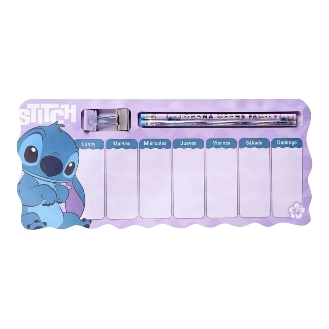 Planner Semanal stitch