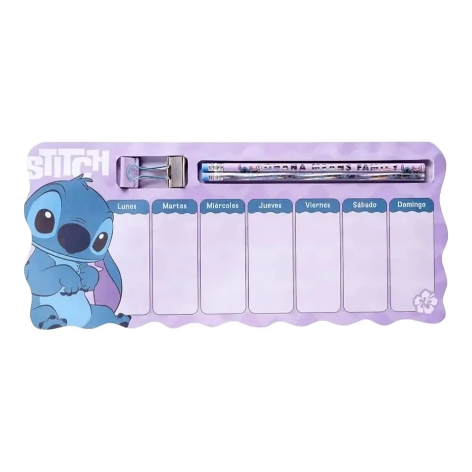 Planner Semanal stitch
