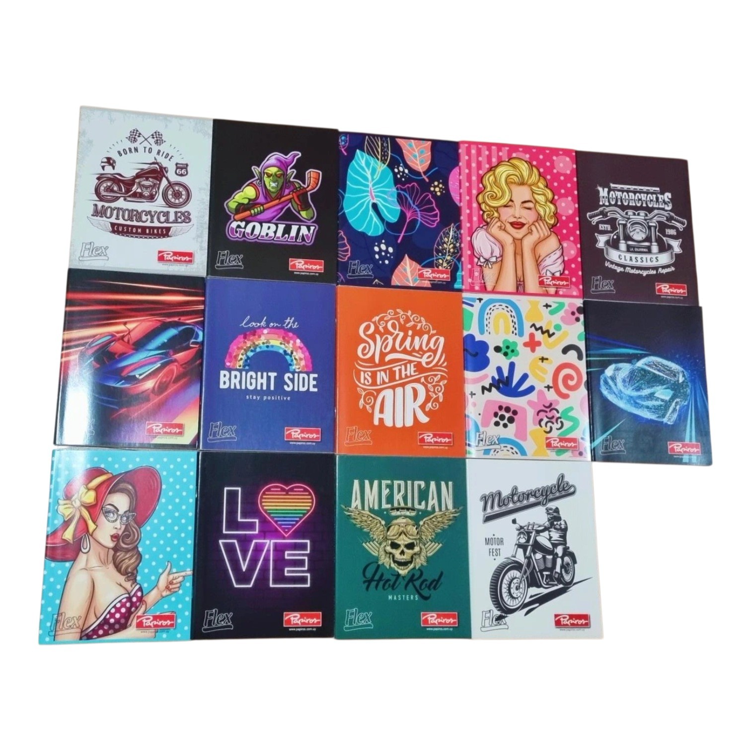 Cuaderno Papiros Flex 72 hojas