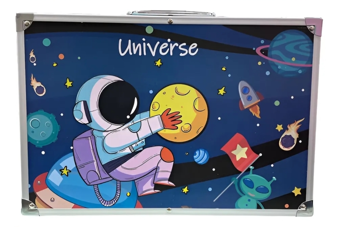 Set de arte Valija metálica Astronauta