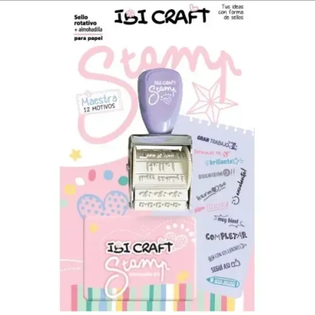 Sello rotativo Ibi Craft corrección español