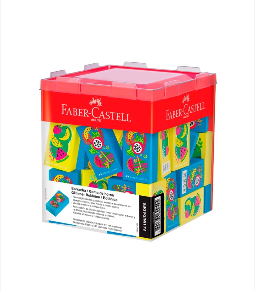 Goma de Borrar Glimmer Botanico  Faber-Castell