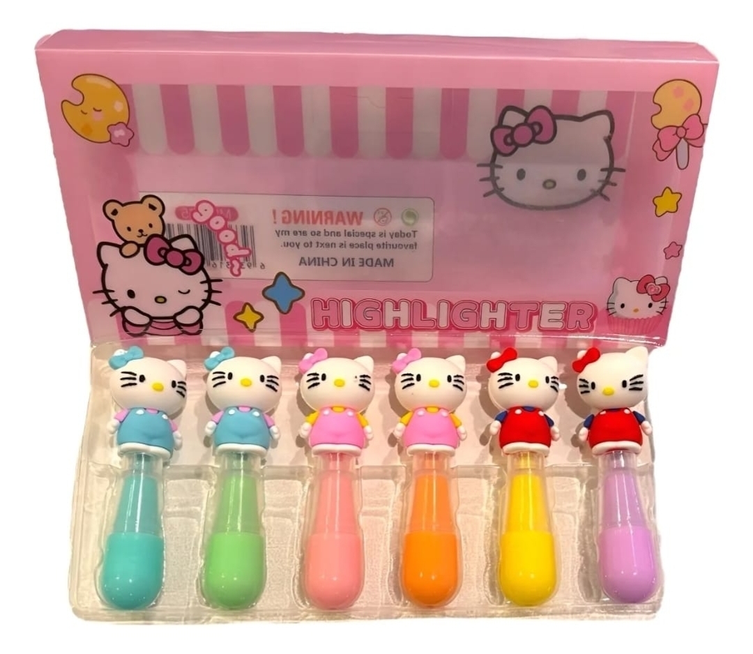 Resaltadores Hello kitty