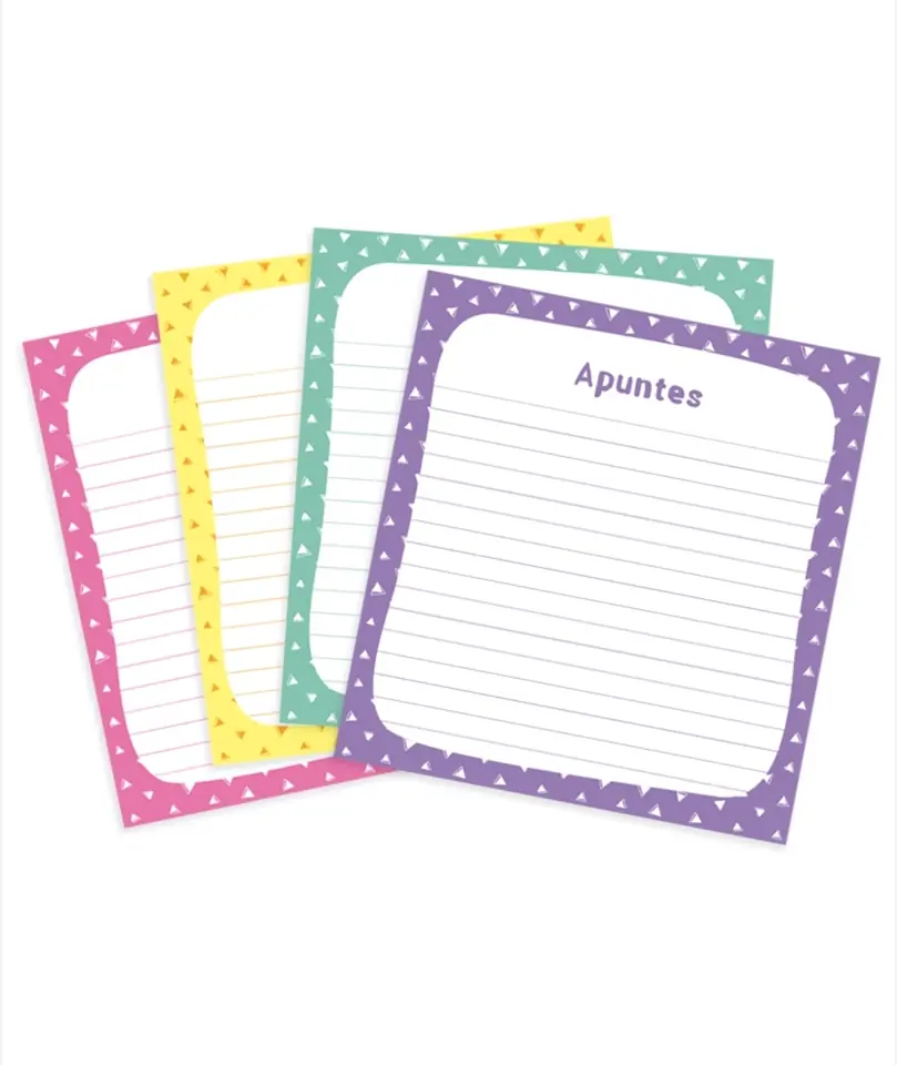 Block de Apuntes DL Triángulos 50 hojas