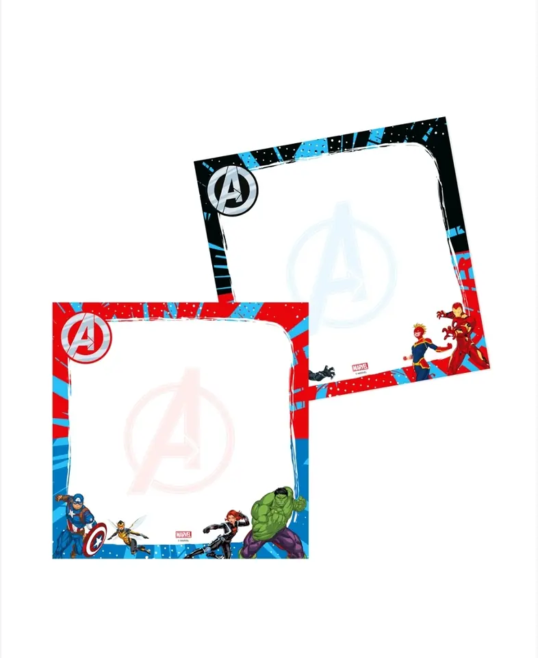 Block Cuadrado x2 Avengers